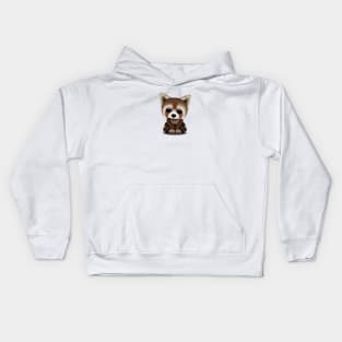 Cute Baby Red Panda Kids Hoodie